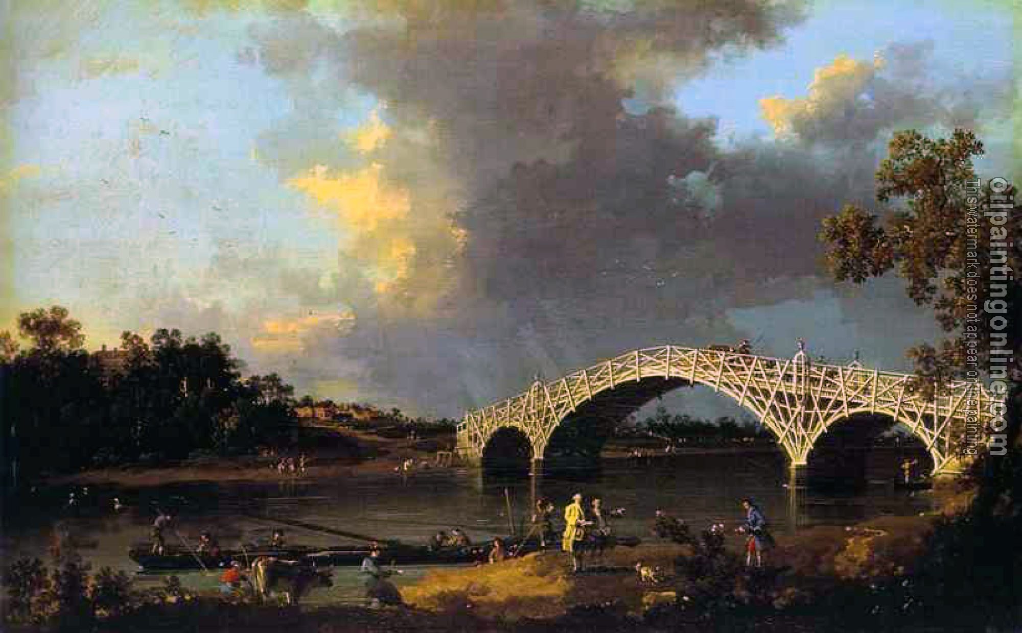 Canaletto - Old Walton Bridge